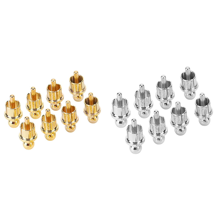Shunmaii Vergoldete Rhodium RCA Schutzkappen für Audio-Lautsprecher und Verstärker in Gold - Bild 4