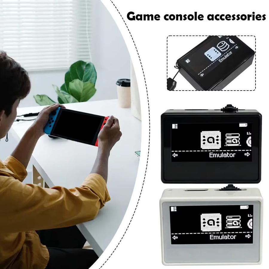 INFC Pixl Amiibo Emulator für Nintendo Switch mit OLED HD Display, Einhand-Scrollrad und NFC-Funktion in Schwarz - Bild 5