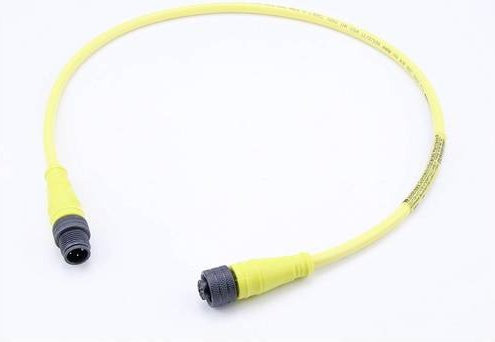 Molex 1200660695 Sensor-Aktor-Steckverbinder gelb, konfektionierte Buchse und Stecker mit 4 Polen und 10,00 m Kabellänge - Bild 1