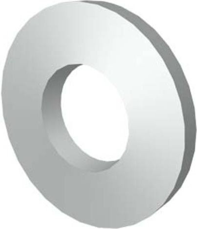 Siemens Spannscheibe aus Stahl in Silber, flach - Bild 1