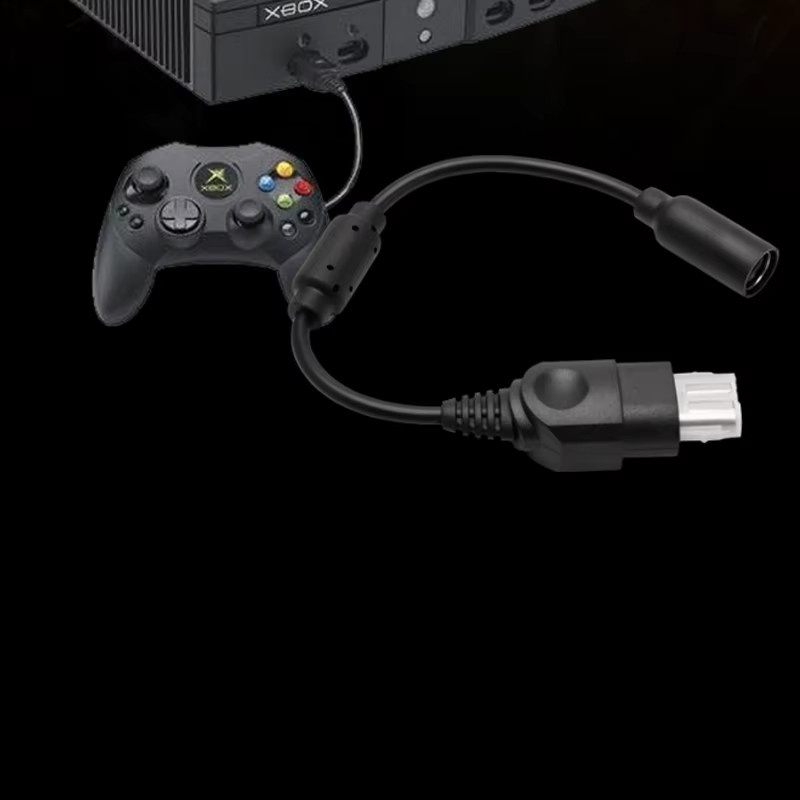 OULLX Xbox Gamepad Ladekabel Verlängerung Adapter Schwarz - Bild 2