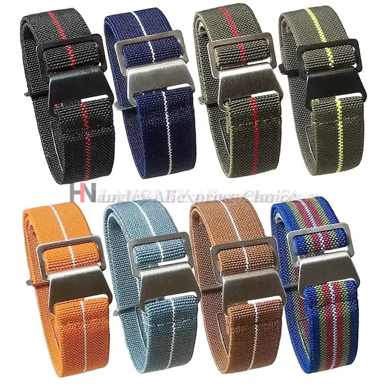 Uhrenarmband Textil/NATO, Nylon, Schwarz, Herren - Bild 1