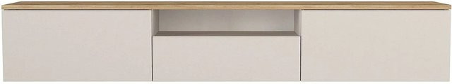 Vente-unique TV-Hängeschrank Lotula in Beige Natur, modern und wandmontiert, Breite: 180 cm - Bild 1