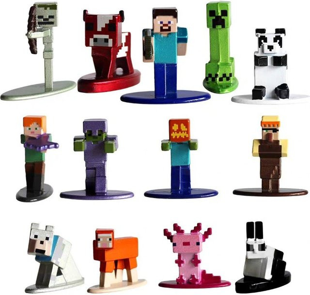 Jada Minecraft Kapselspielzeug, Mini-Figuren, Metall, Bunt / Mehrfarbig - Bild 1