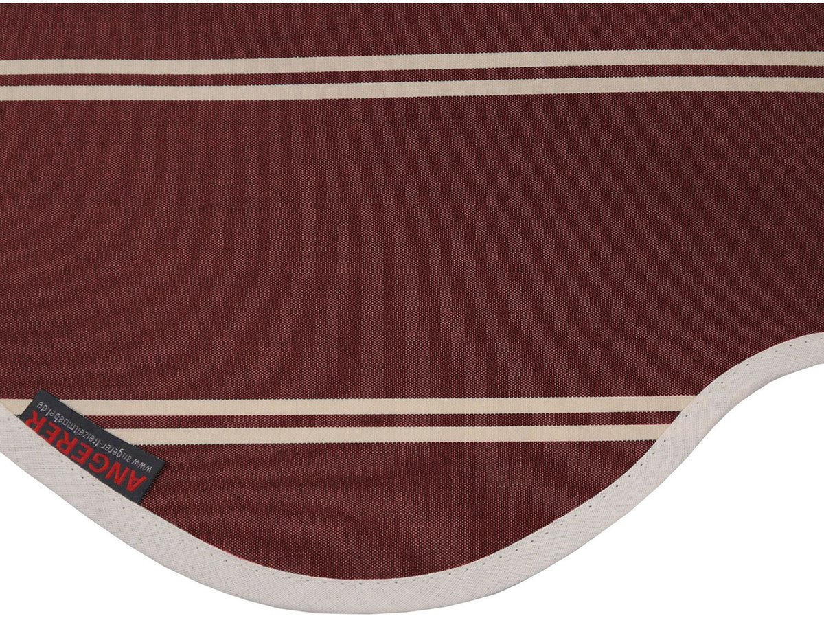 Angerer Klemmmarkise in Bordeaux mit beige Nadelstreifen, Breite: 150 cm - Bild 4