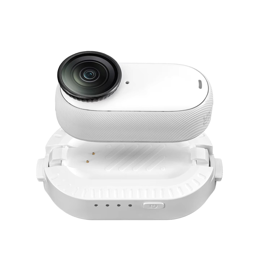 STARTRC Netzteil Akku 600 mAh für Insta360 GO3 und GO 3S mit magnetischer Erweiterung in Weiß - Bild 1