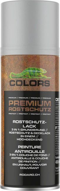 COLORS 3in1 Rostschutzlack Spraydose Silber Glanz für Metall 400 ml - Bild 1