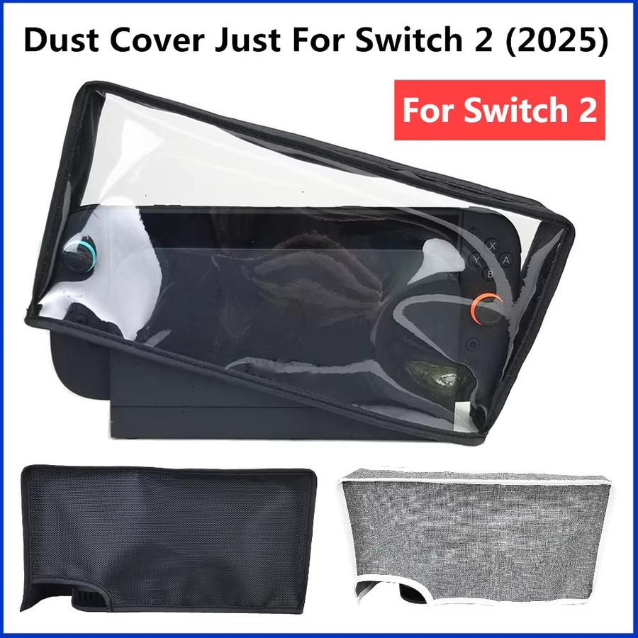Wasserdichte und kratzfeste Staubschutzhülle für deine Nintendo Switch 2 Konsole in Grau - Bild 2