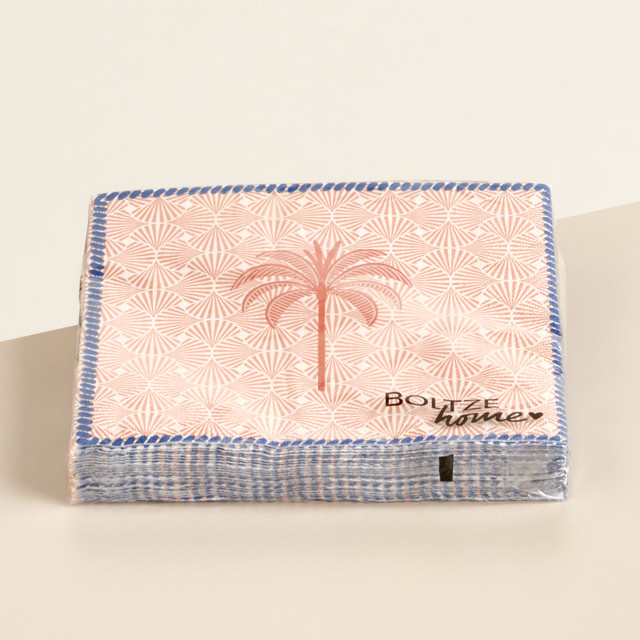 Papier Servietten Palmen von BLUME2000 in Multicolour und Pink - Bild 1
