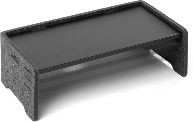 Durable Monitorständer Effect Anthrazit mit 3 Stufen und Kabelauslässen - Bild 2