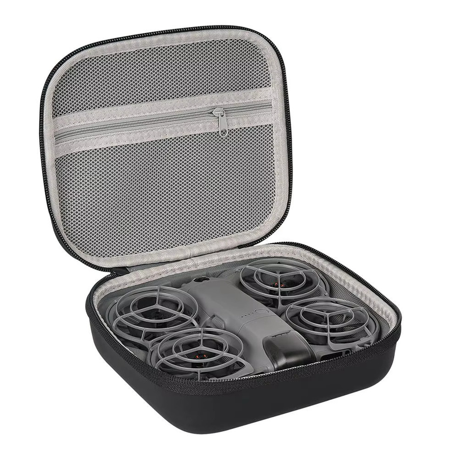 DJI NEO 2 Tragbare Reisetasche aus PU – Wasserdichte und Staubdichte Lagerungstasche für deine Drohne in Schwarz - Bild 6