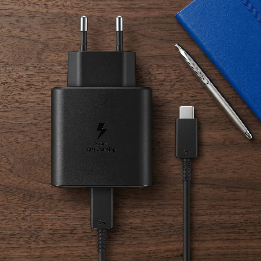 Samsung Original Super Fast Charge Ladegerät 45W USB-C PD Adapter in Schwarz für Galaxy S24 S23 S22 Note20 Ultra, Z Flip und Z Fold - Bild 6