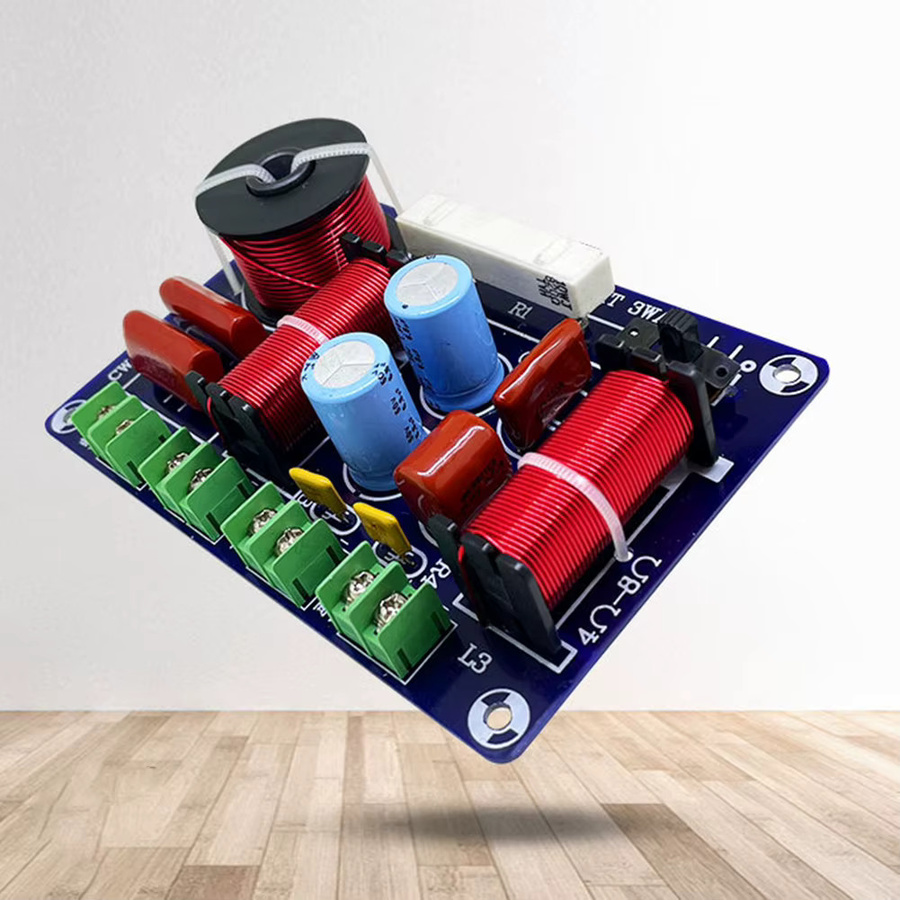 APWIKOGER 3-Wege Lautsprecher Frequenzteiler 250 W mit einstellbarem Crossover 5200 Hz-5500 Hz in Multicolor für dein Heimkino-Upgrade - Bild 3