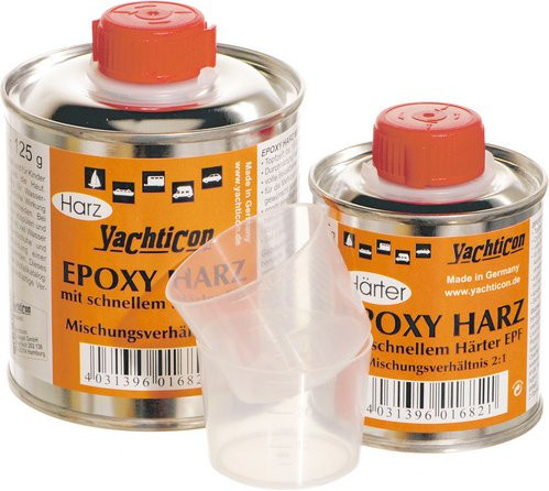 Yachticon Epoxidharz in Silber, 1500 g - Bild 1