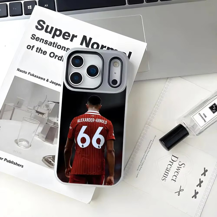 T-Trent Alexander Arnold Jelly Handyhülle für Apple iPhone 17 16 15 14 13 12 Pro Max, zweischichtiger stoßfester Schutz, mehrfarbig - Bild 2