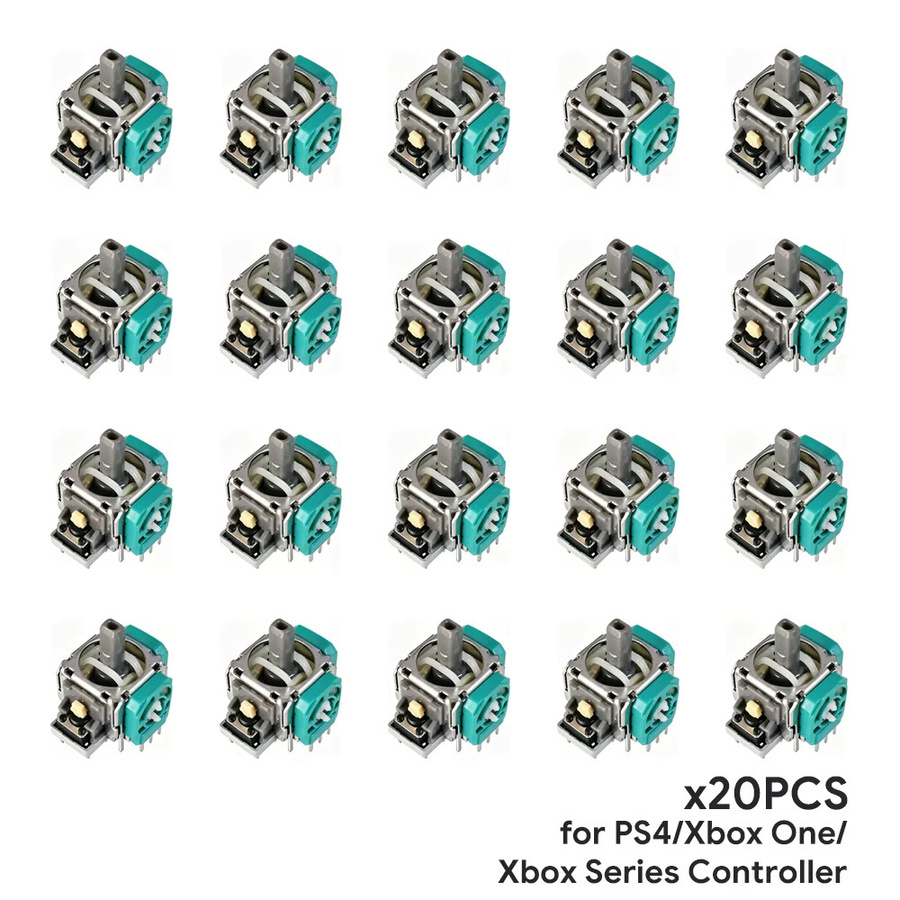 DATA FROG Ersatz 3D Analog Joystick ThumbStick Reparatur Set für PS5, PS4, Switch Pro und Xbox One Controller Zubehör - Bild 3