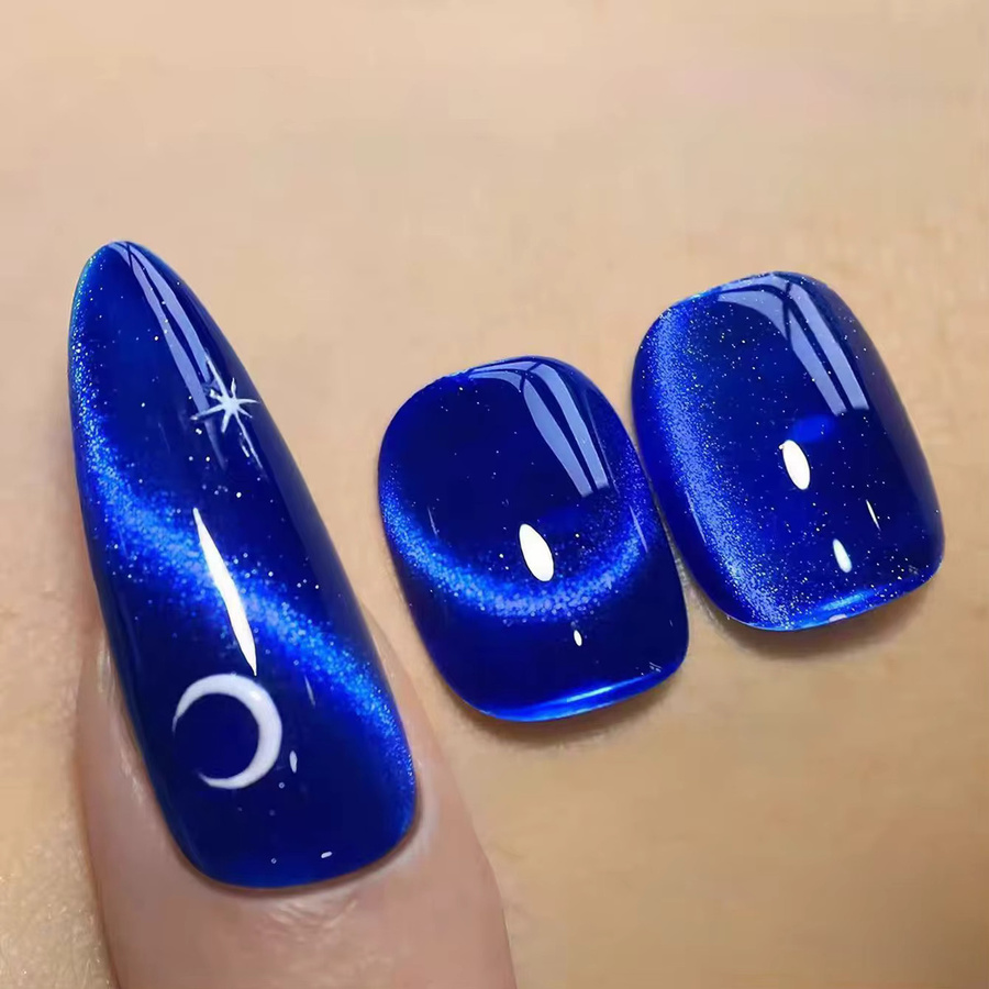 NIANEL Gel-Nagellack, Tiefseeblau, Schimmernd - Bild 2