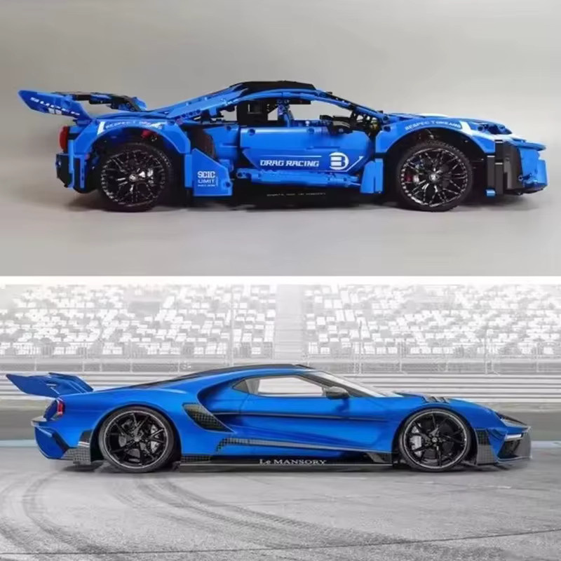 MOYU Ford GT Super Sport Auto Modell, Bausteine, Fahrzeuge - Bild 2