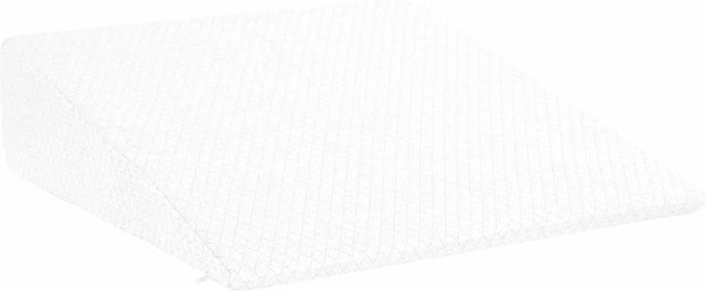 vidaXL Keilkopfkissen aus Memory Foam in Weiß, B/T/H: 69 x 64 x 19 cm - Bild 1
