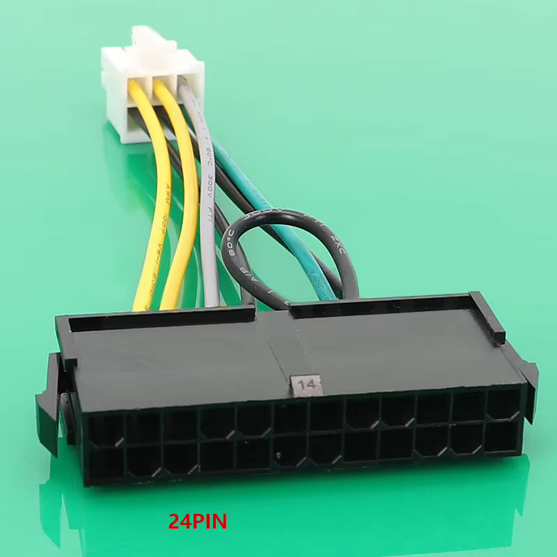 Netzteil Konverter Kabel von Dell 24-Pin Buchse auf 6-Pin Stecker für das Mainboard - Bild 2