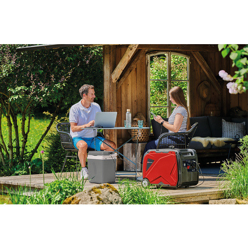 Einhell Stromerzeuger TE-IG 3500 Benzin Rot mit 3200W Leistung und 8,3 l Tankvolumen - Bild 4