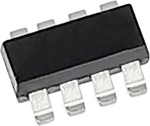 Texas Instruments OPA2348AIDCNR Operationsverstärker Linear IC in Schwarz - Bild 1