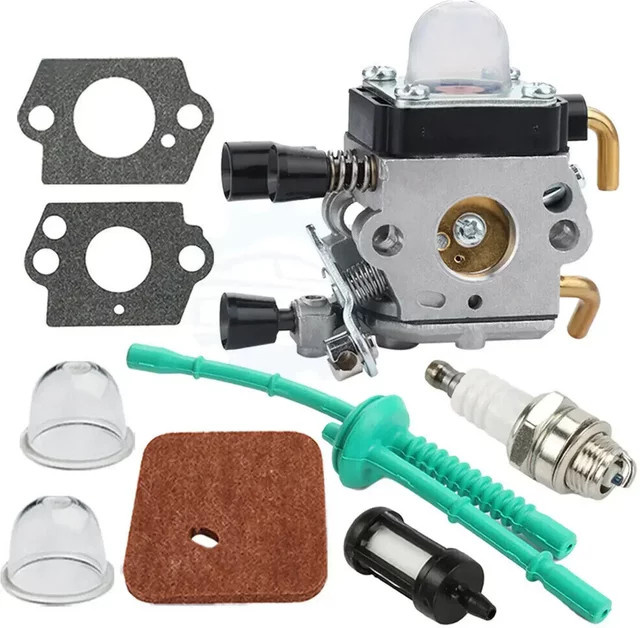Vergaser für STIHL FS38 FS45 FS46 FS55 KM55 FS85 Stringtrimmer inklusive Kraftstofffilter und Vergaserdichtungen - Bild 1