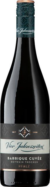 Vier Jahreszeiten Rotwein Barrique Cuvée Spätburgunder 2024, Pfalz, trocken, 0,75 l - Bild 1