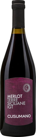 Cusumano Merlot Terre Siciliane IGP trocken 2024 Rotwein 0,75 l