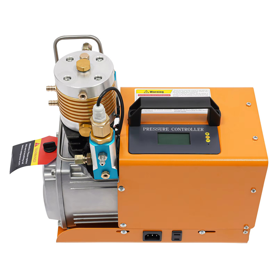 CNCEST Tragbarer PCP-Luftkompressor in Orange mit 1,8 kW und 2800 U/min für industrielle Pipeline-Tests - Bild 3
