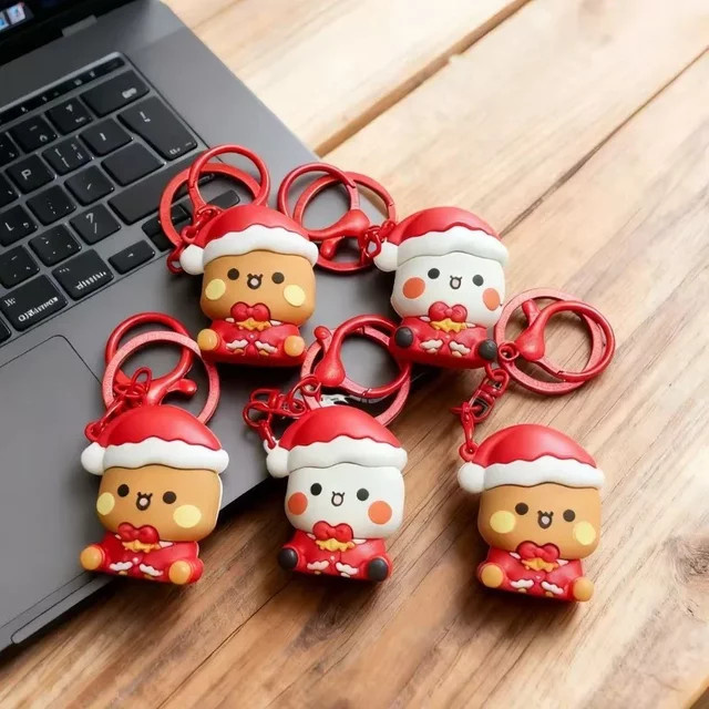 Yier Bubu Dudu Panda-Bär-Anhänger als niedlicher Schlüsselanhänger und Ornament für Rucksack, Tasche oder Weihnachtsbaum - Bild 1