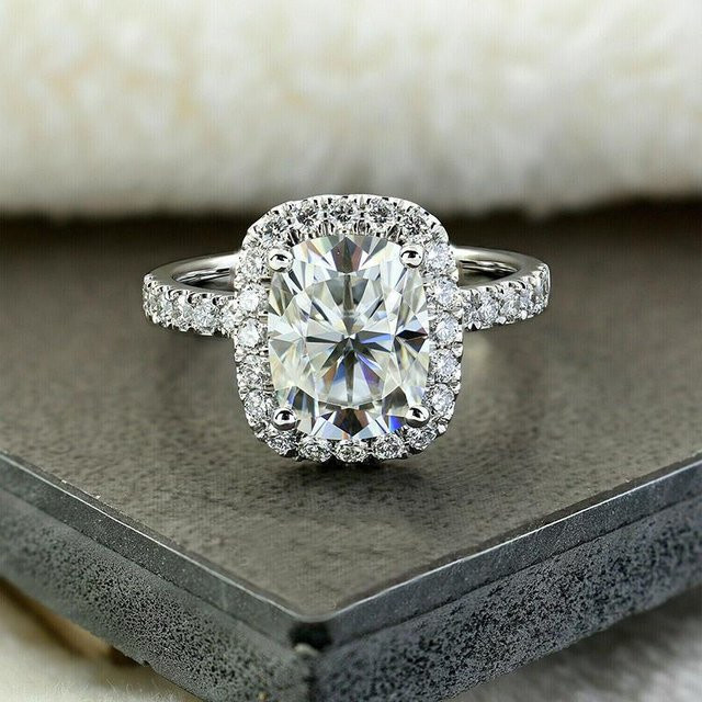 YIRAN Jewelry Eheringe Damen, Kupfer, Zirkonia, Kristall, Schwarz - Bild 1