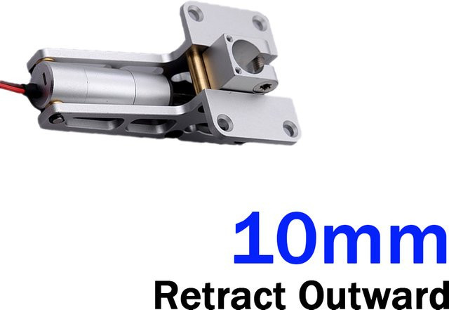 JP Hobby Retract Landing Gear ER-120, RC Plane Model, Metall, Grau - Bild 1