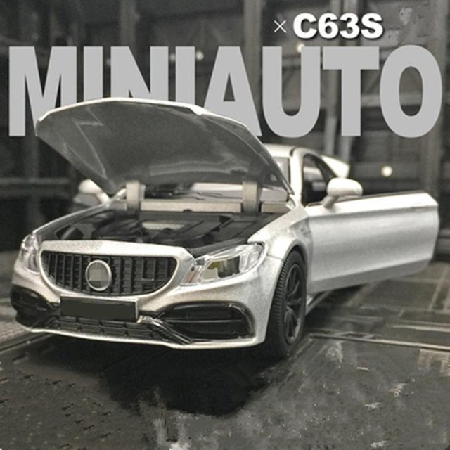 Zealous Sole C63S Coupe Auto Modell, 1:32, Metall, mit Licht und Sound, ab 18 Jahren - Bild 1