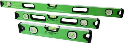 KS Tools COMPETITION Wasserwaagen-Satz aus Aluminium in Grün - Bild 1