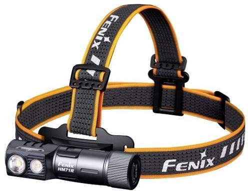 Fenix Light HM71R LED Stirnlampe akkubetrieben, Schwarz, IP68 wasserdicht - Bild 1