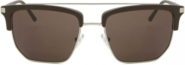 Calvin Klein CK19301S Sonnenbrille, Halbrand, Square, Herren, Brown, Black - Bild 1