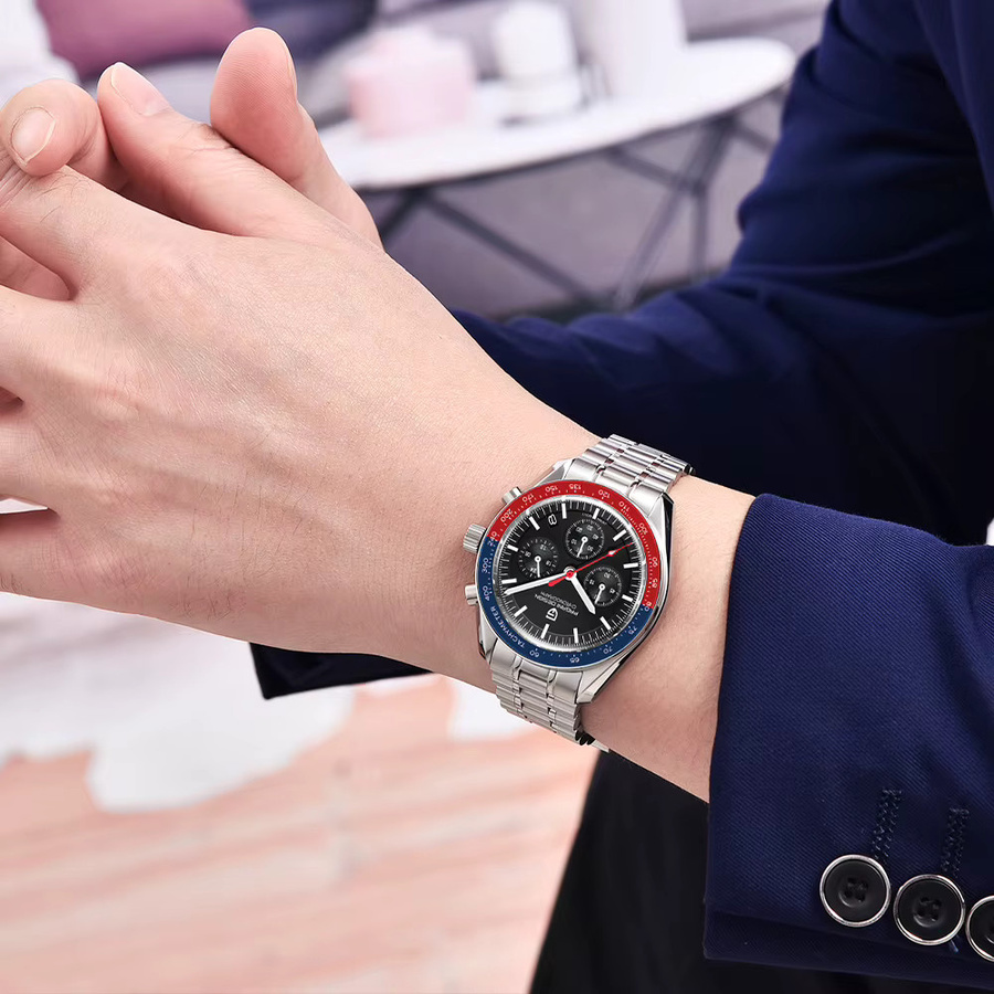 Pagani Design Chronograph, Quarz, Edelstahl, Saphirglas, Herren - Bild 3