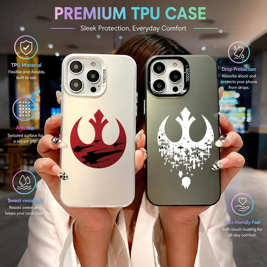Galaxy Force Stoßfeste TPU Handyhülle für iPhone 11 bis 17 Pro Max in Multicolour Farbverlauf - Bild 1