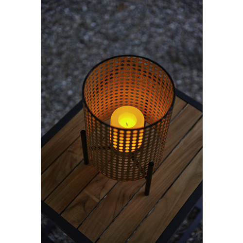 SIENA GARDEN Solarleuchte aus Metall in Braun mit warmweißem LED-Leuchtmittel - Bild 4