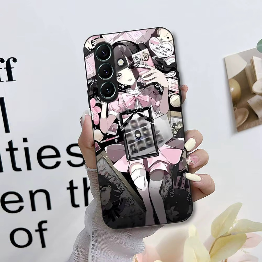 Jirai Kei Handyhülle in Pink für Samsung Galaxy S24 FE S25 Ultra S23 S22 S21 S20 Plus Lite 5G - Bild 3