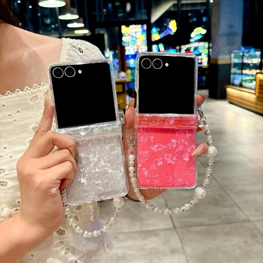Aurora Armbandhülle mit Muschelmuster für Samsung Galaxy Z Flip 7 6 5 4 3 5G in Multicolour - Bild 2