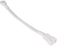 Alphacool Verlängerungskabel 4-Pin auf 4-Pin in Weiß, Länge: 15 cm - Bild 1