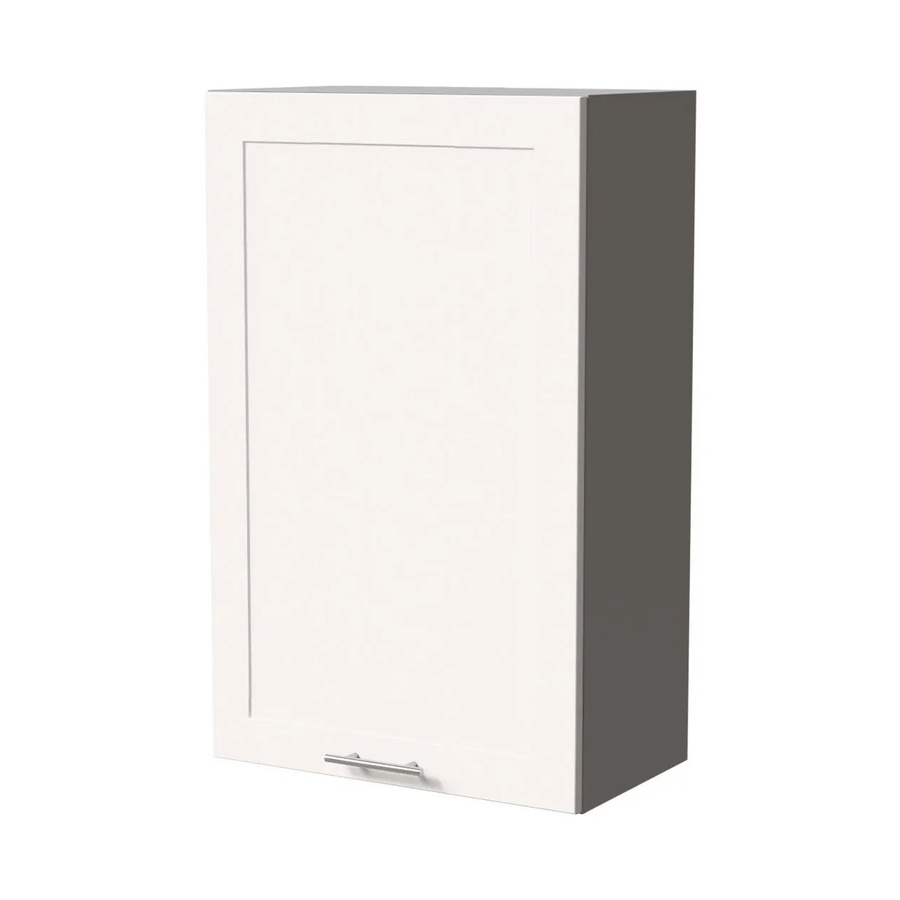 Feldmann-Wohnen Hängeschrank Oslo W4/60/60 Grau Weiß Matt mit Soft-Close-Türen und Regalböden, B/T/H: 60 x 32,5 x 96 cm - Bild 2