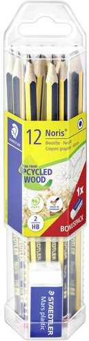 Staedtler Noris Bleistifte HB, 12er Packung, Gelb-Schwarz - Bild 1