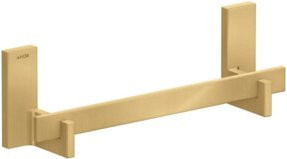 Hansgrohe Axor Uni. Rectangular Haltegriff für die Wandmontage in Brushed Gold Optik, Länge: 34 cm - Bild 1