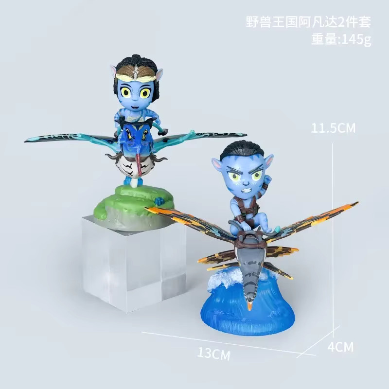 bilibili Avatar 2 Neytiri & Jake Sully, PVC-Figurenmodell, 12 cm - Bild 2