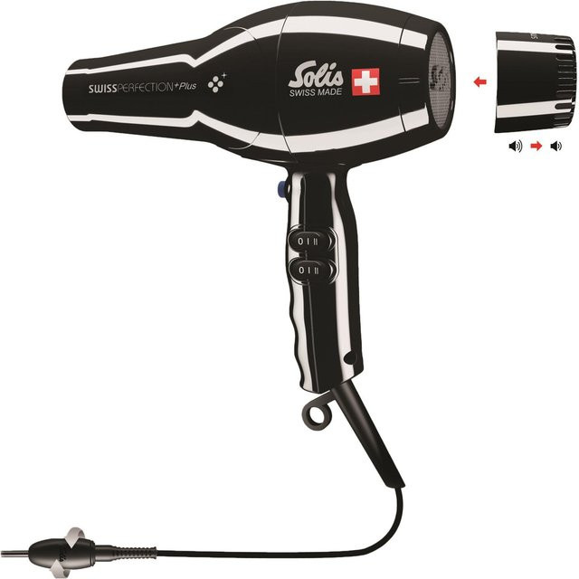 SOLIS Haartrockner, Schwarz, Unisex, für lockiges Haar - Bild 1