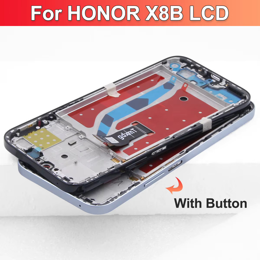 Honor X8B AMOLED Display mit Touchscreen Digitizer Montage in Schwarz für LLY-LX1, LLY-LX2, LLY-LX3 - Bild 3