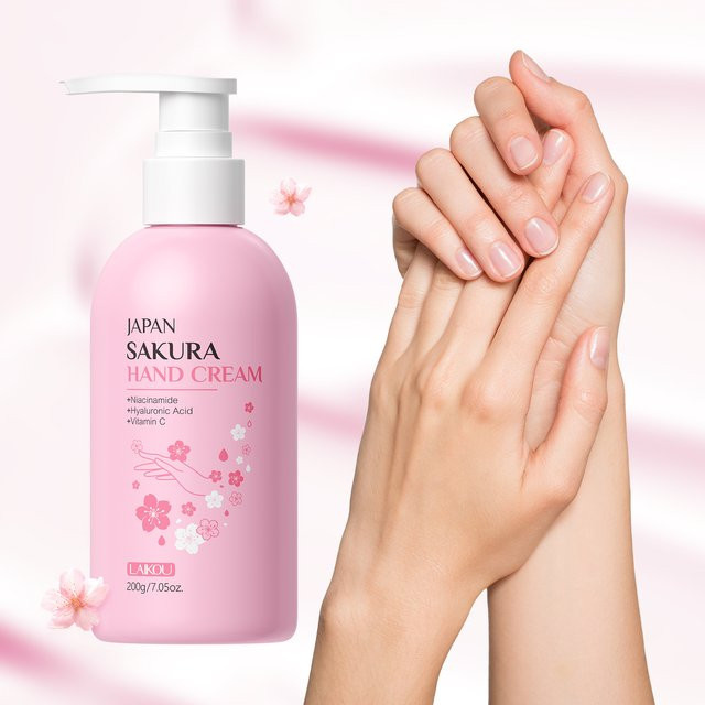 LAIKOU Japan Sakura Handcreme, 200g - Bild 1
